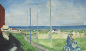 Landskab med gammel mand 1948-49
